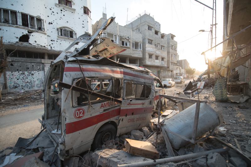 استشهاد 80 فلسطينياً في المجزرة التي ارتكبتها قوات الاحتلال في حي الشجاعية شرق غزة